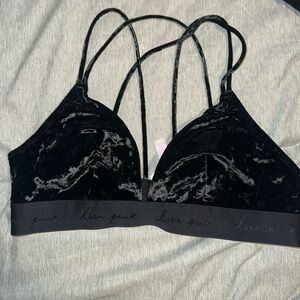 PINK Velvet Bralette